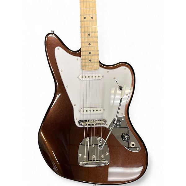 Used Squier Affinity Jaguar Mystic Metallic Brown Solid Body Electric Guitar