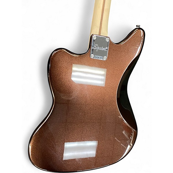 Used Squier Affinity Jaguar Mystic Metallic Brown Solid Body Electric Guitar