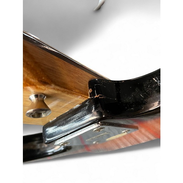 Vintage 1970s Harmony H801 3 Color Sunburst Solid Body Electric Guitar