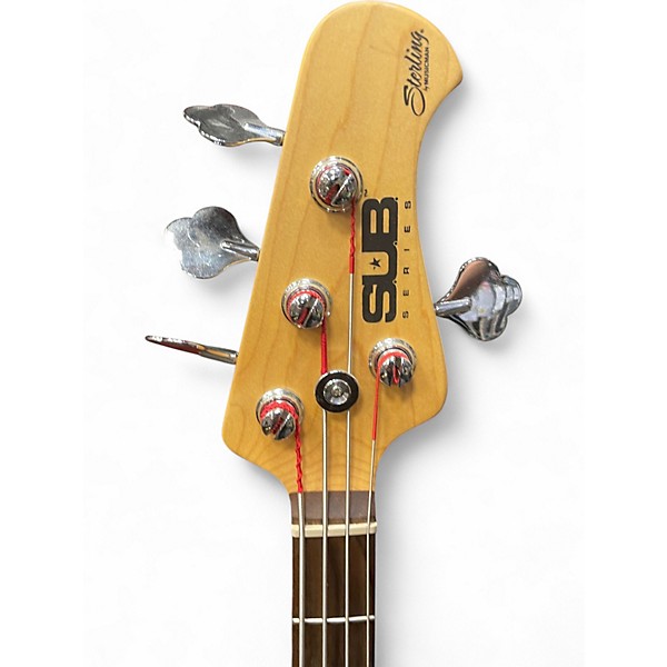 Used Sterling by Music Man Sub 4 Walnut Electric Bass Guitar