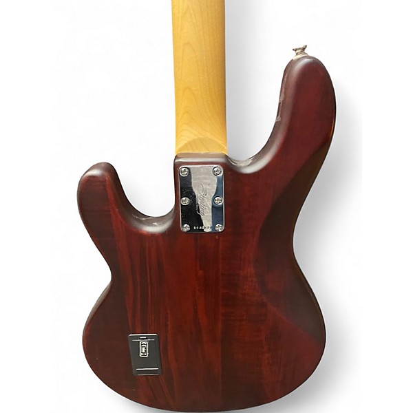 Used Sterling by Music Man Sub 4 Walnut Electric Bass Guitar