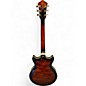Used Ibanez AM153 Dark Brown Sunburst Hollow Body Electric Guitar