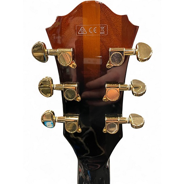 Used Ibanez AM153 Dark Brown Sunburst Hollow Body Electric Guitar