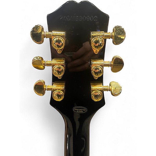 Used Epiphone Les Paul Custom Black Solid Body Electric Guitar