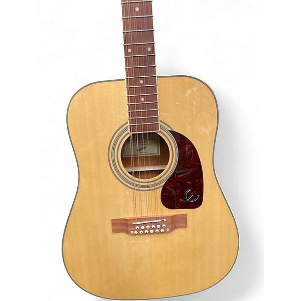 Used 2023 Epiphone Songmaker DR-212 Natural 12 String Acoustic Guitar