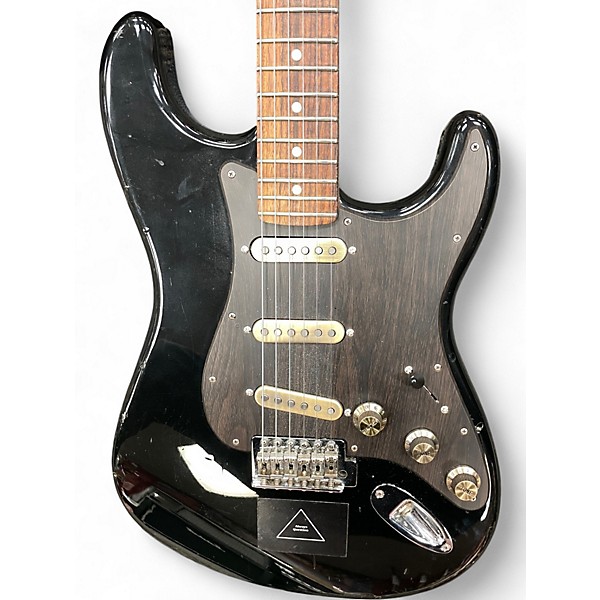Used Fender Standard Stratocaster Black Solid Body Electric Guitar