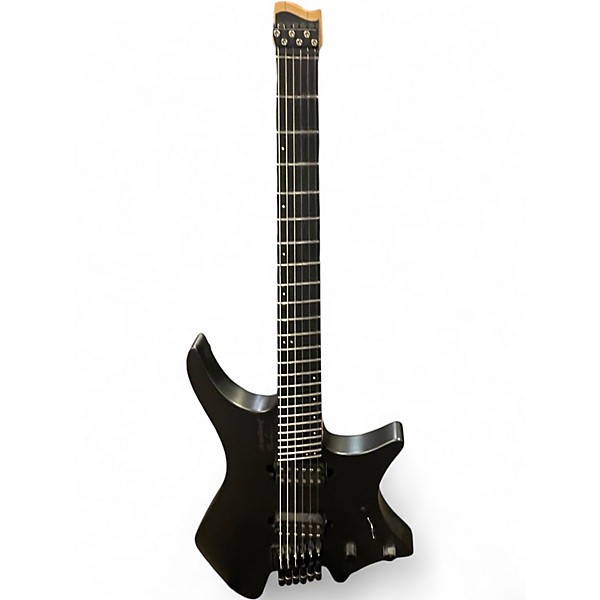 Used strandberg BORDEN METAL Black Solid Body Electric Guitar