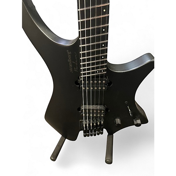 Used strandberg BORDEN METAL Black Solid Body Electric Guitar