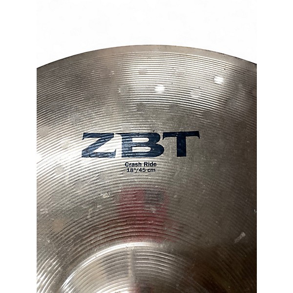 Used Zildjian 18in ZBT Crash Ride Cymbal