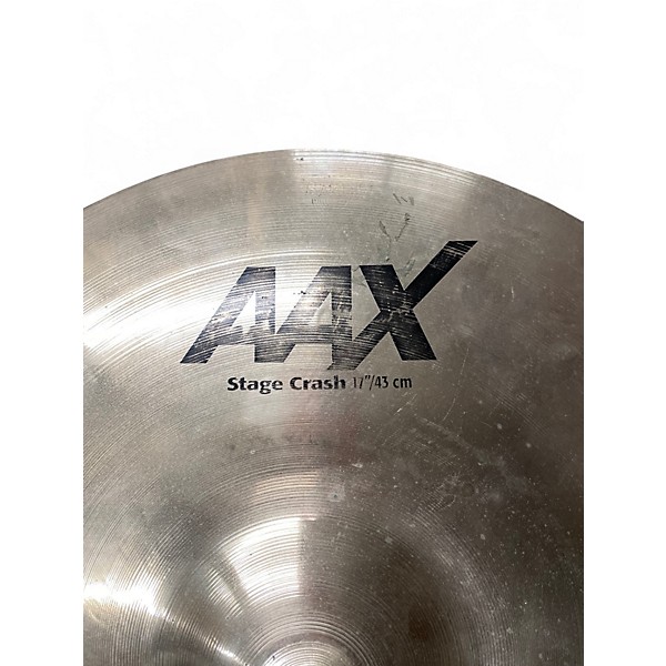 Used SABIAN 17in AAX Stage Crash Cymbal