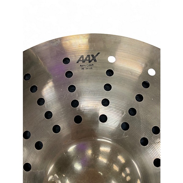 Used SABIAN 20in AAX Aero Crash Cymbal