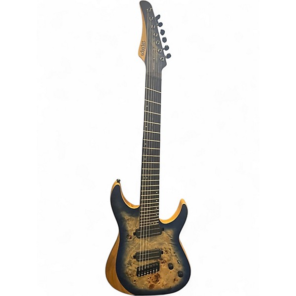 Used Schecter Guitar Research REAPER 7 Sky Burst Solid Body Electric Guitar