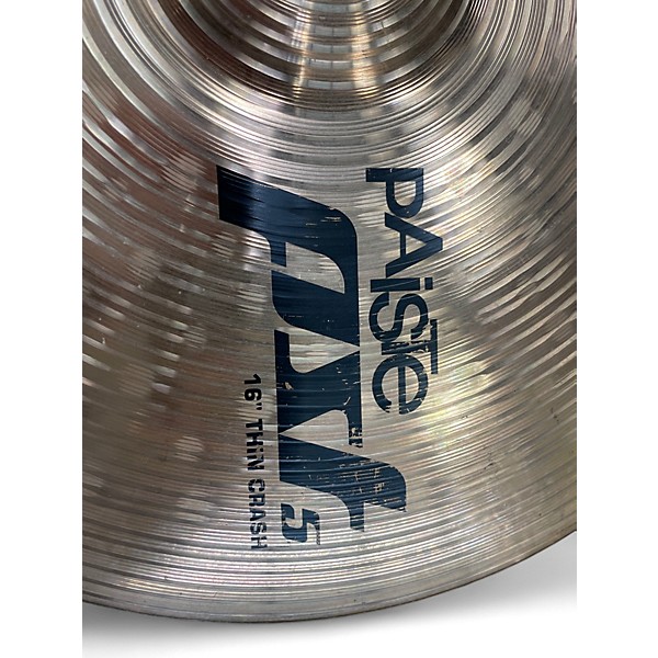 Used Paiste 16in PST5 Thin Crash Cymbal