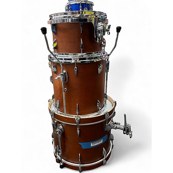 Used Canopus 3 Piece yaiba ii bop kit antique brown Drum Kit