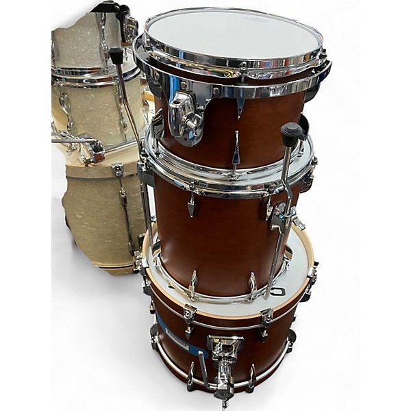 Used Canopus 3 Piece yaiba ii bop kit antique brown Drum Kit