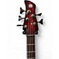 Used Yamaha trbx605 Trans Red Electric Bass Guitar