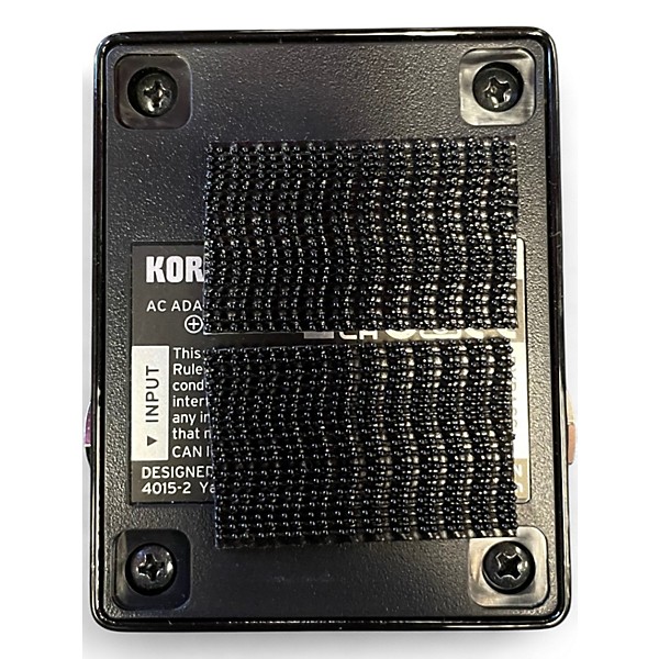 Used KORG PB01 Pitchblack Chromatic Tuner Pedal