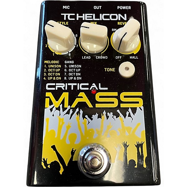 Used TC Helicon CRITICAL MASS Vocal Processor
