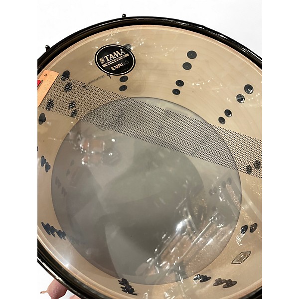 Used TAMA 14X5.5 Starclassic Snare Crimson Red Trans Drum