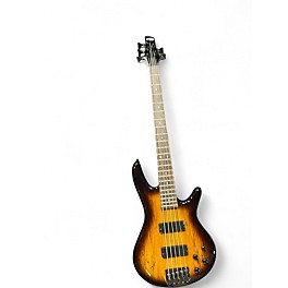 Used Ibanez GSR205 5 String 2 Color Sunburst Electric Bass Guitar