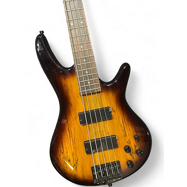 Used Ibanez GSR205 5 String 2 Color Sunburst Electric Bass Guitar