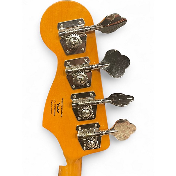 Used Squier Classic Vibe 70s Jazz Bass Black Electric Bass Guitar