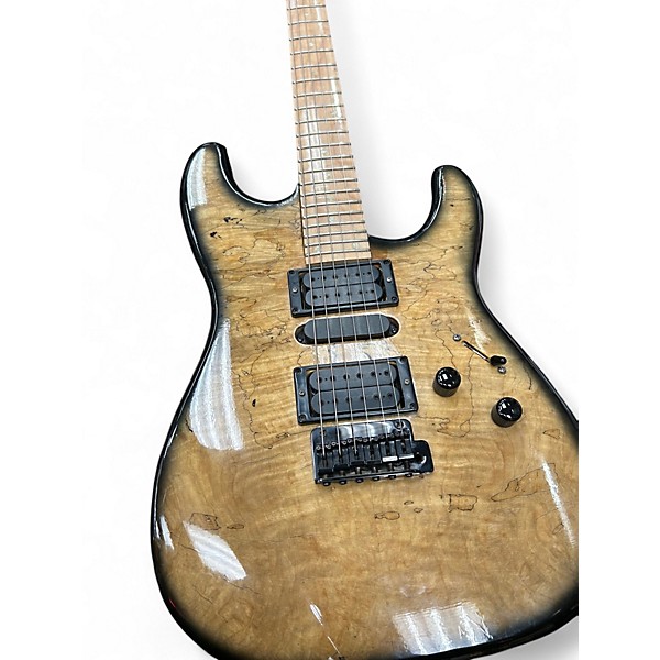 Used Marco Bass Guitars SUPER STRAT NATURAL CRACKLE Solid Body Electric Guitar