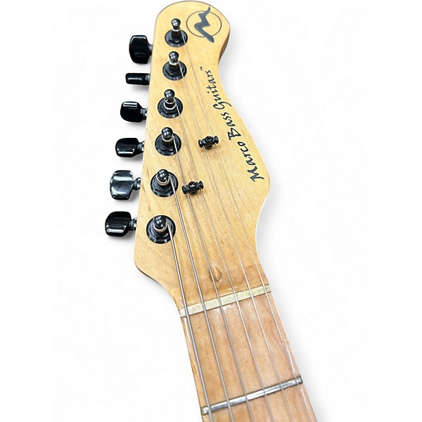 Used Marco Bass Guitars SUPER STRAT NATURAL CRACKLE Solid Body Electric Guitar