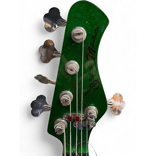 Used Bass Mods K5 CALI CUSTOM SPARKLE GREEN Electric Bass Guitar