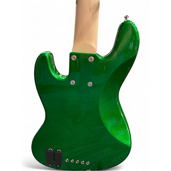 Used Bass Mods K5 CALI CUSTOM SPARKLE GREEN Electric Bass Guitar