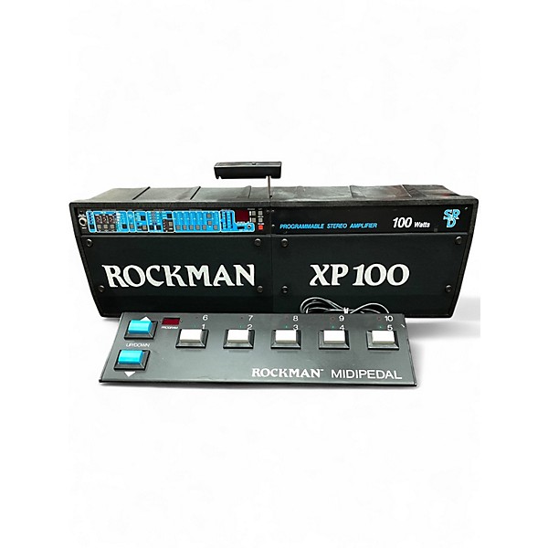 Vintage 1989 Rockman XP100 WITH MIDIFOOTSWITCH Guitar Combo Amp