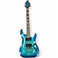 Used Schecter Guitar Research Diamond Series OMEN EXREME Metallic Aqua Marine Solid Body Electric Guitar thumbnail