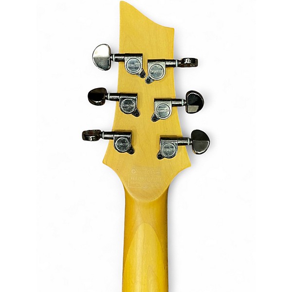 Used Schecter Guitar Research Diamond Series OMEN EXREME Metallic Aqua Marine Solid Body Electric Guitar