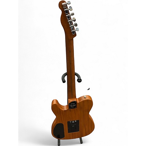 Used Fender American Acoustasonic Telecaster Black Acoustic Electric Guitar