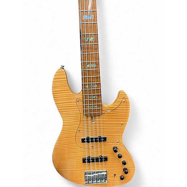 Used Marcus Miller SIRE V10 5 STRING Natural Electric Bass Guitar