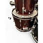 Used Ludwig 5 Piece Back Beat Candy Apple Red Drum Kit