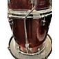 Used Ludwig 5 Piece Back Beat Candy Apple Red Drum Kit