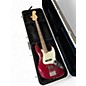 Used Fender Standard Jazz Bass Candy Apple Red Electric Bass Guitar thumbnail