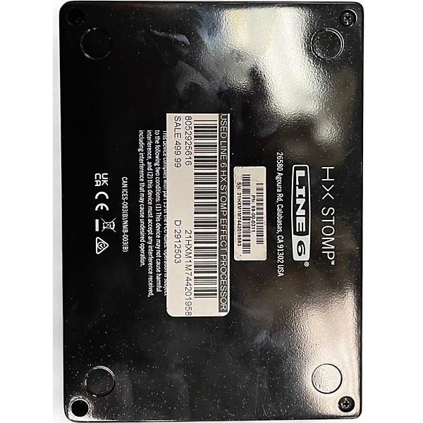 Used Line 6 HX Stomp Effect Processor