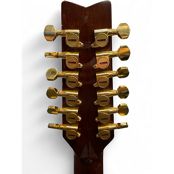 Used Washburn D28S-12 Natural 12 String Acoustic Guitar