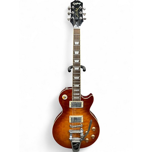 Used Epiphone Les Paul Standard Pro Honeyburst Solid Body Electric Guitar