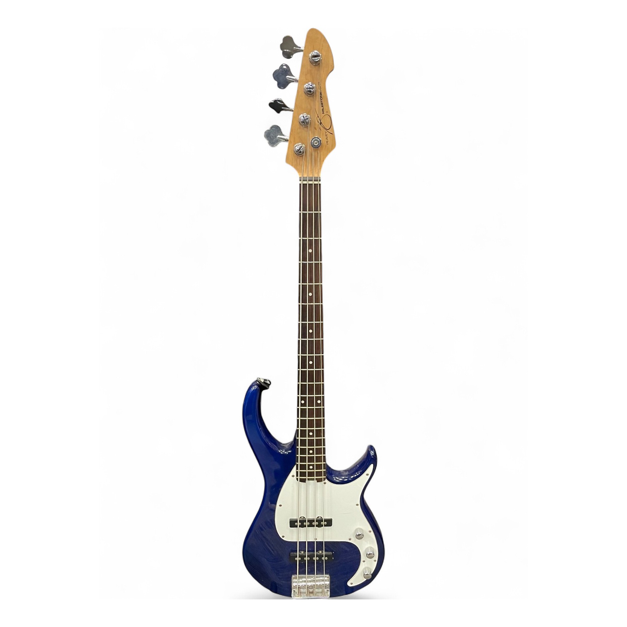 ＰＥＡＶＥＹ　ＭＩＬＥＳＴＯＮＥ　ＴＭ Used Peavey MILESTONE Blue Electric Bass Guitar Blue | Guitar Center