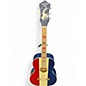 Used Recording King Dirty Thirties ROS-7 Red White and Blue Acoustic Guitar thumbnail