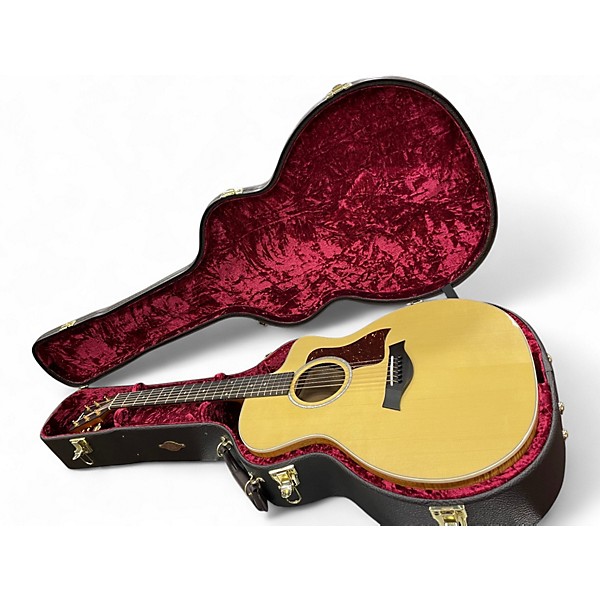 Used 2023 Taylor 214ce-K DLX Grand Auditorium Natural Acoustic Electric Guitar