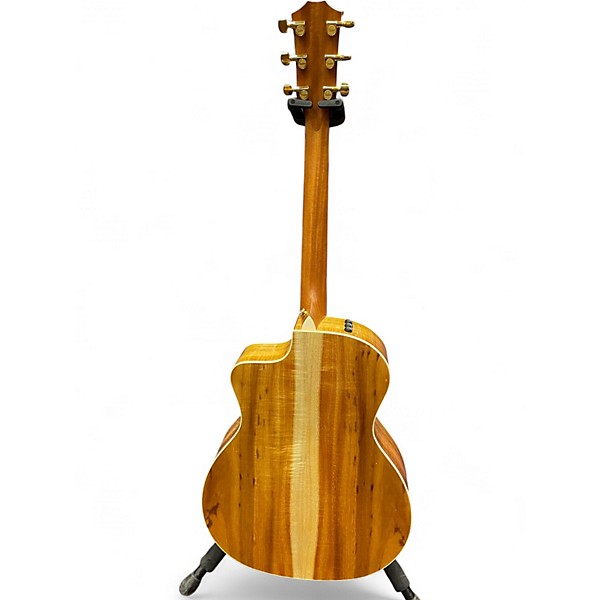 Used 2023 Taylor 214ce-K DLX Grand Auditorium Natural Acoustic Electric Guitar