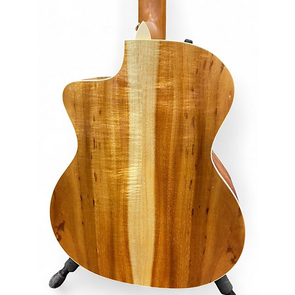 Used 2023 Taylor 214ce-K DLX Grand Auditorium Natural Acoustic Electric Guitar