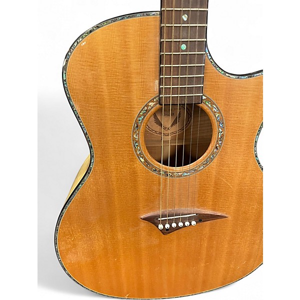 Used Dean EXOTICA QSE SP GN Natural Acoustic Electric Guitar