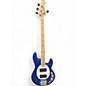 Used Sterling by Music Man StingRay Sub Series Blue Electric Bass Guitar thumbnail