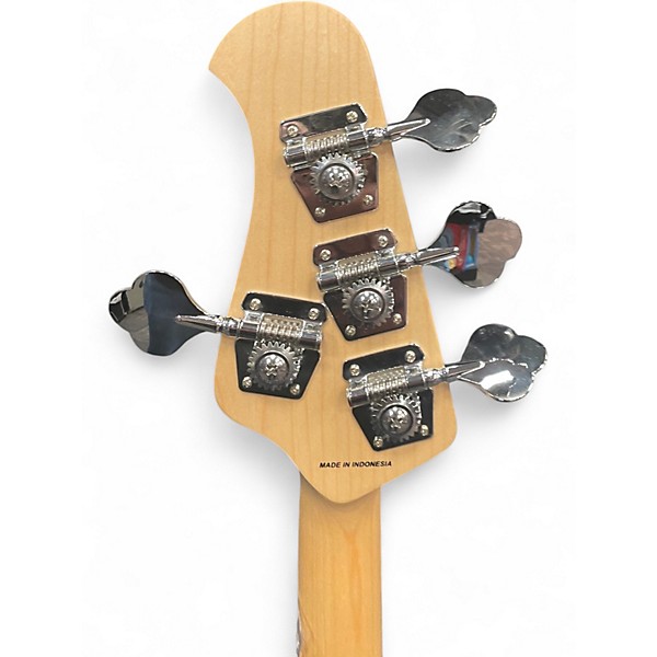 Used Sterling by Music Man StingRay Sub Series Blue Electric Bass Guitar