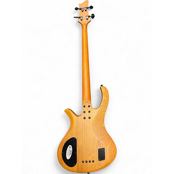 Used Schecter Guitar Research Riot 4 String Natural Electric Bass Guitar